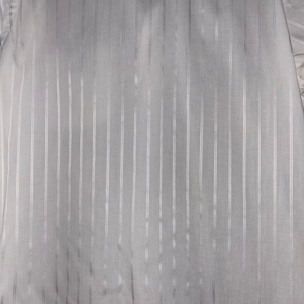 Christian Dior Monsieur Men’s White Dress Shirt with Subtle Stripe - Picture 9 of 11